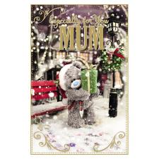 3D Holographic Especially For You Mum Me to You Bear Christmas Card Image Preview